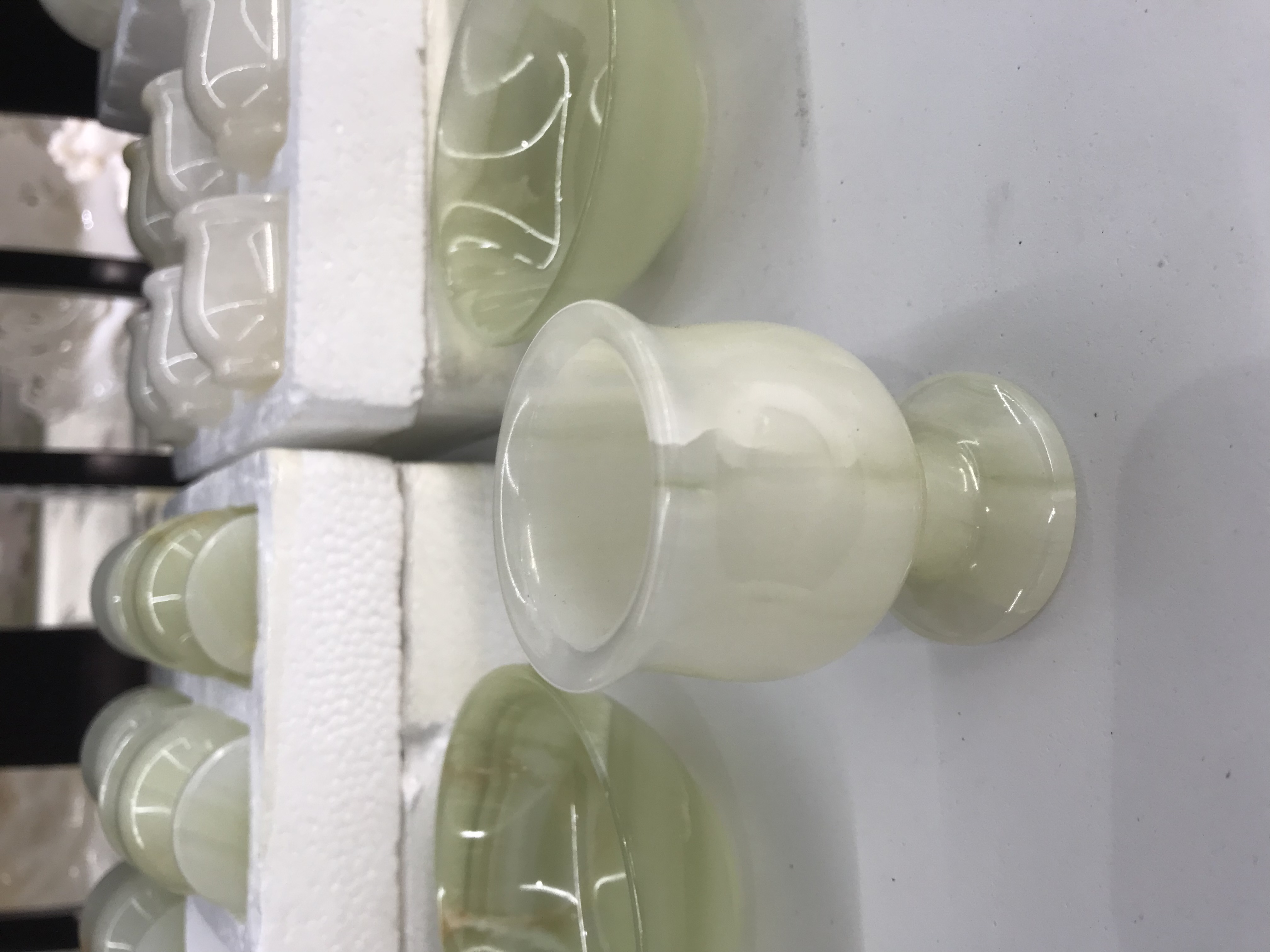 巴基斯坦玉杯#新品上架#酒具白酒具红酒杯一体成型白酒具酒杯摆件冰杯白酒杯酒杯摆件详情图1