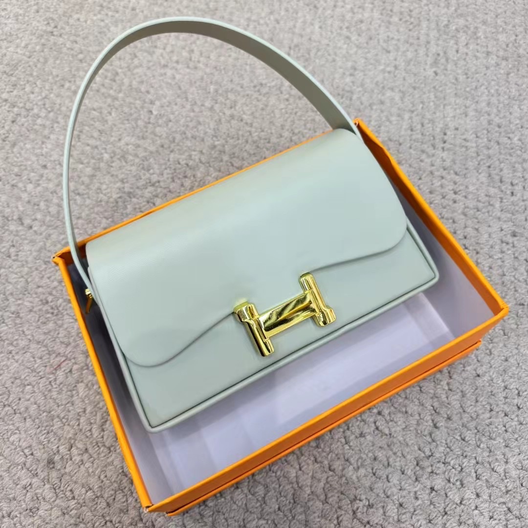 包包女包小众设计质感简约时尚单肩斜挎包洋气H扣小方包详情图7