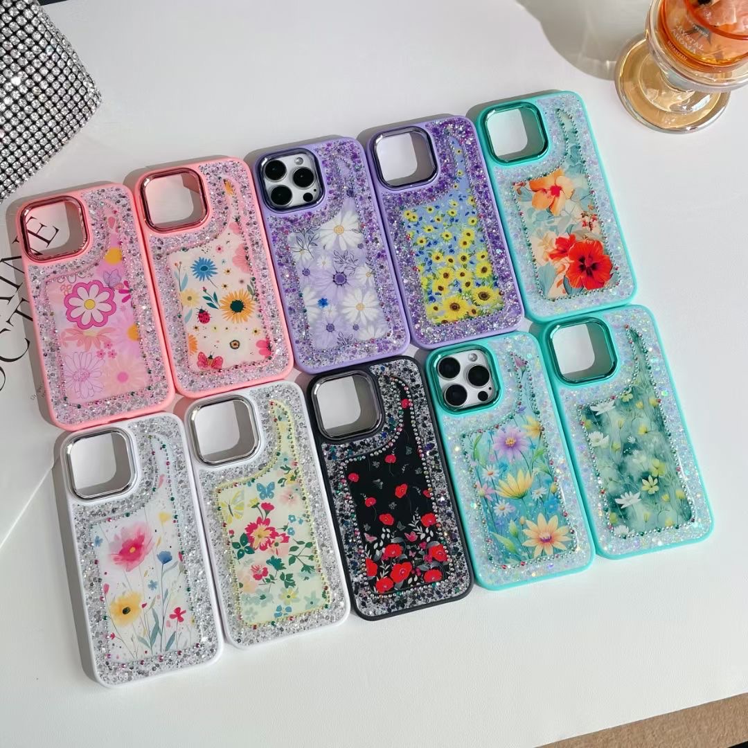 适用新款苹果iPhone16Promax手机壳15PLUS保护套水钻13全包奢华