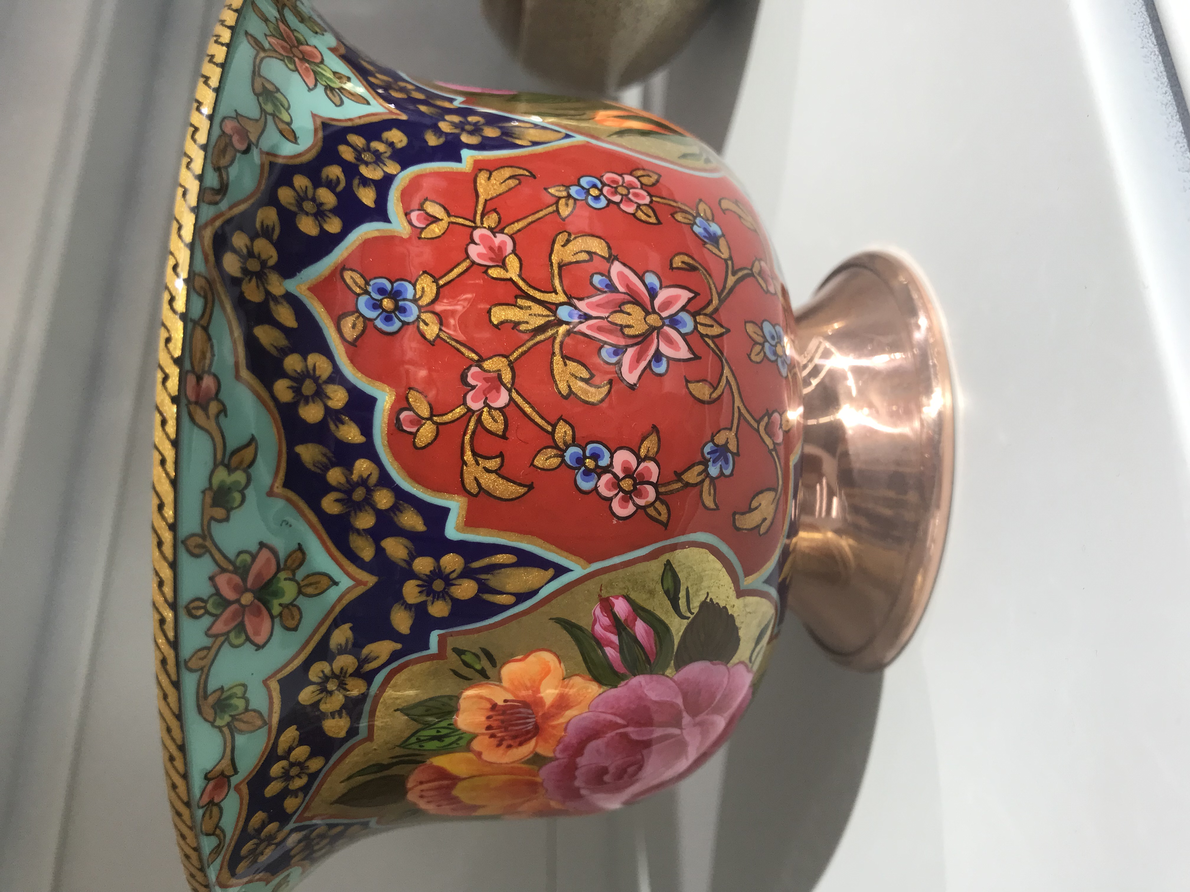 منتجات الحرف اليدوية الإيرانية # بالألوان اليدوية و # بالنحاس اليدوي details Picture