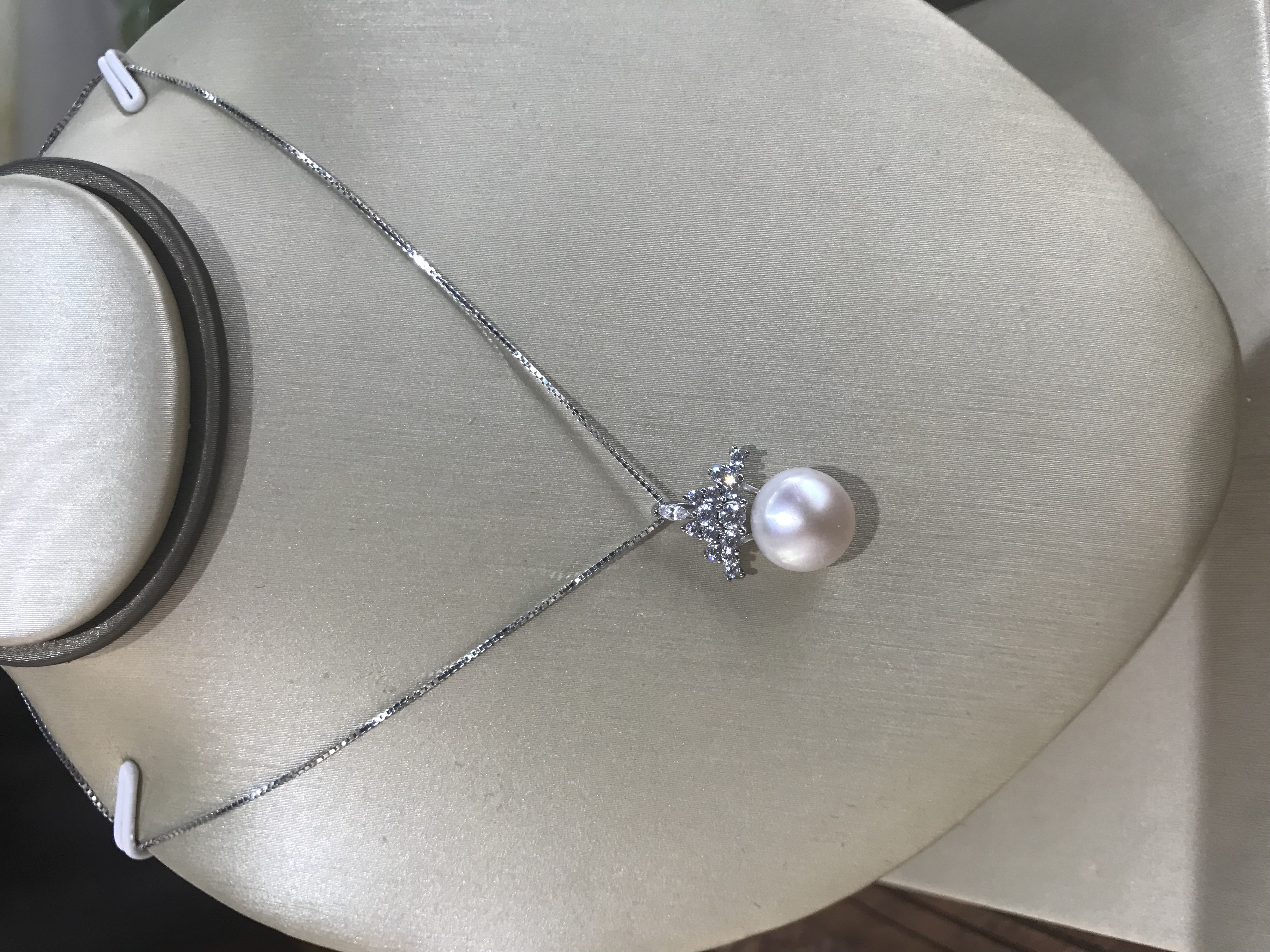 珍珠套装#珍珠项链#耳环#戒指