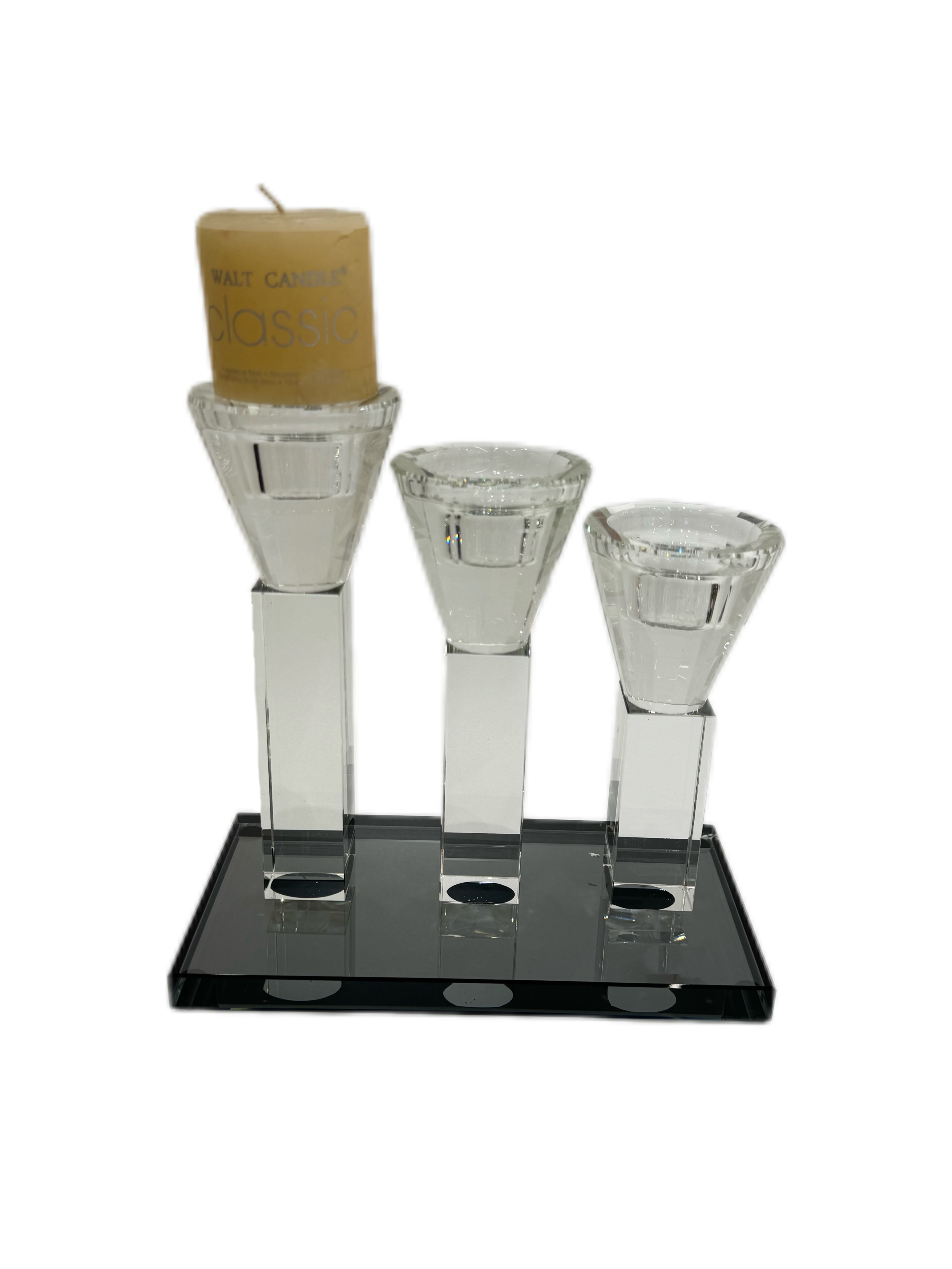 Modern minimalist geometric crystal candlesticks, resin thinker ornaments, living room, study, entrance hall, TV cabinet, home decorations, handicrafts and ornaments