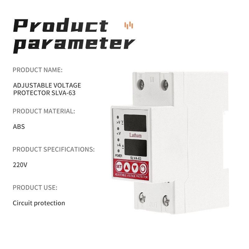 الأجهزة الكهربائية -الكهربائية في EDJustable Voltage Protector SLTV-63. detail image 2