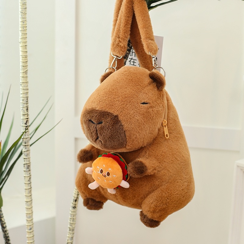 卡皮巴拉Jellycat毛绒玩具背包玩偶娃娃 软体抱枕 适合儿童亲子互动游戏
产品图