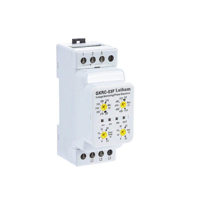 The GKRC-03F overvoltage and undervoltage protector is an intelligent adjustable protection relay for motor phase failure, phase error, overvoltage and undervoltage Item Picture