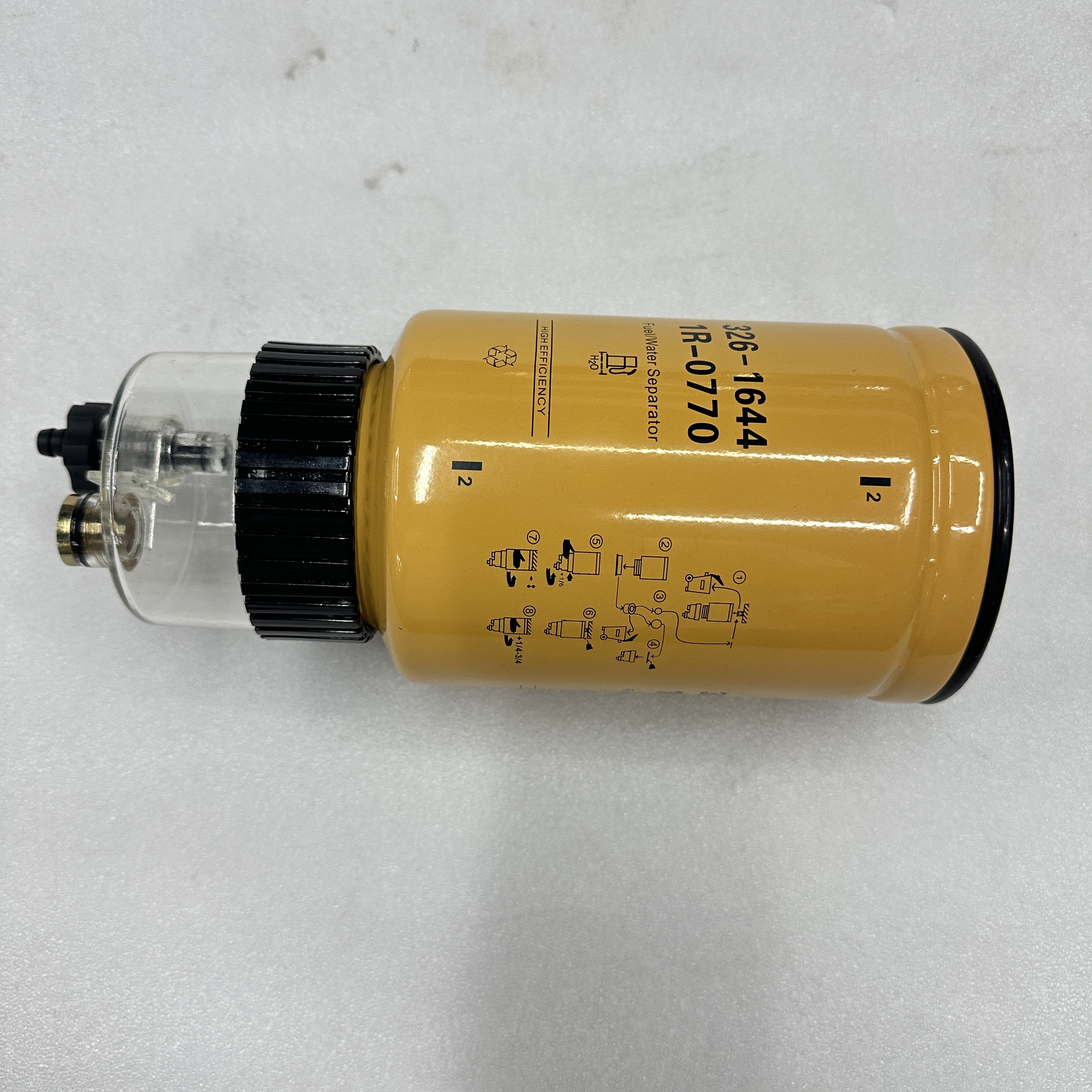 The construction machinery parts are suitable for the Caterpillar engineering vehicle filter 1R-0770 details Picture