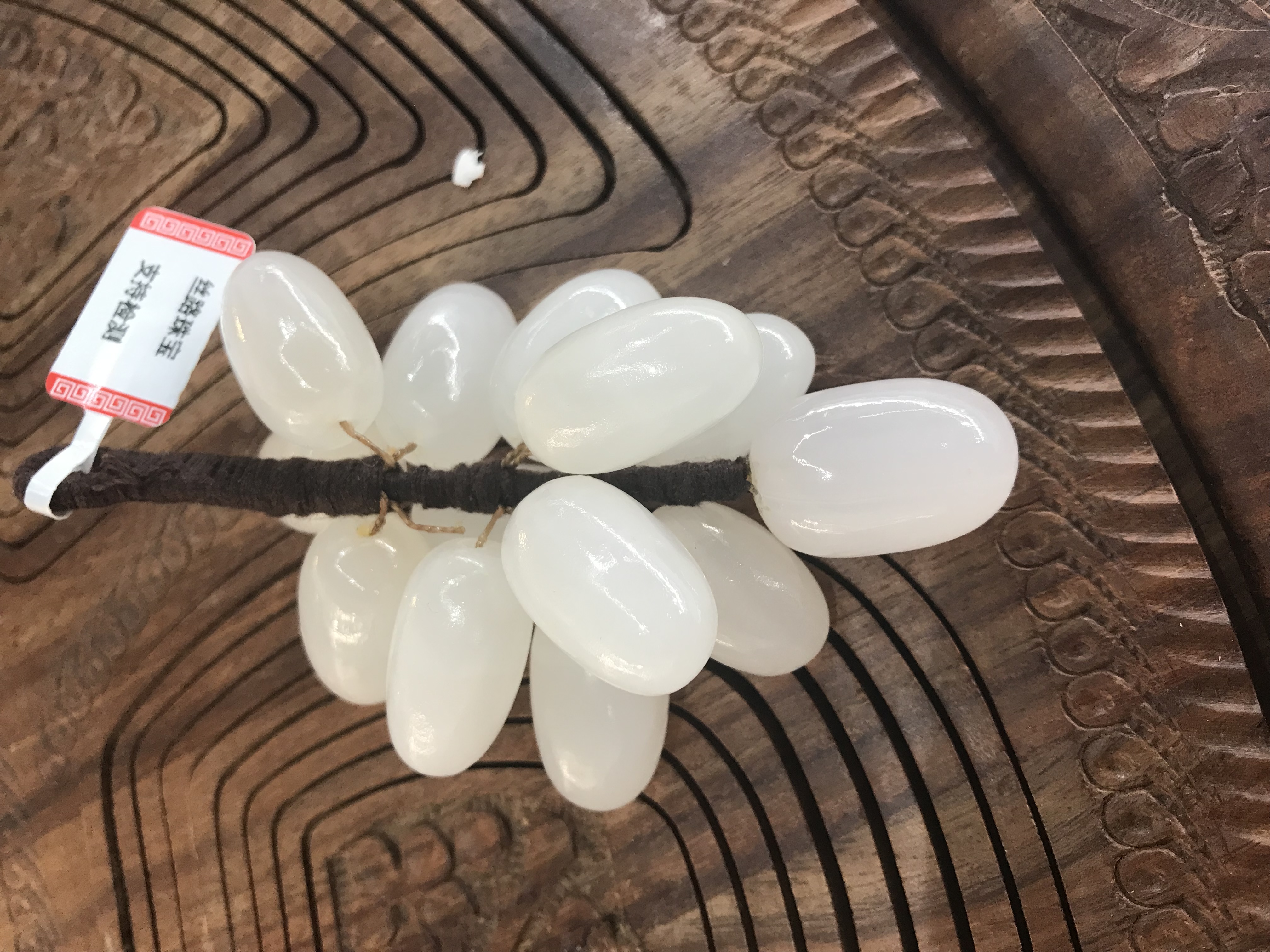 巴基斯坦天然玉石手工制作玉葡萄#巴玉#硕果累累#多子多福#手上把玩