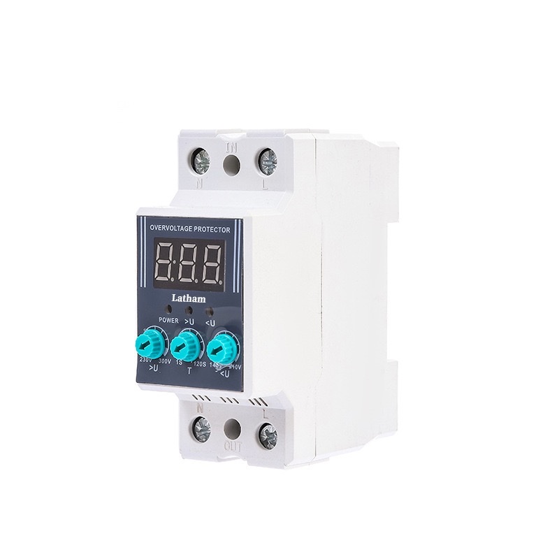 Adjustable self-resetting overvoltage and undervoltage protector, household lightning protection current, voltage and watt-hour meter detail image 2