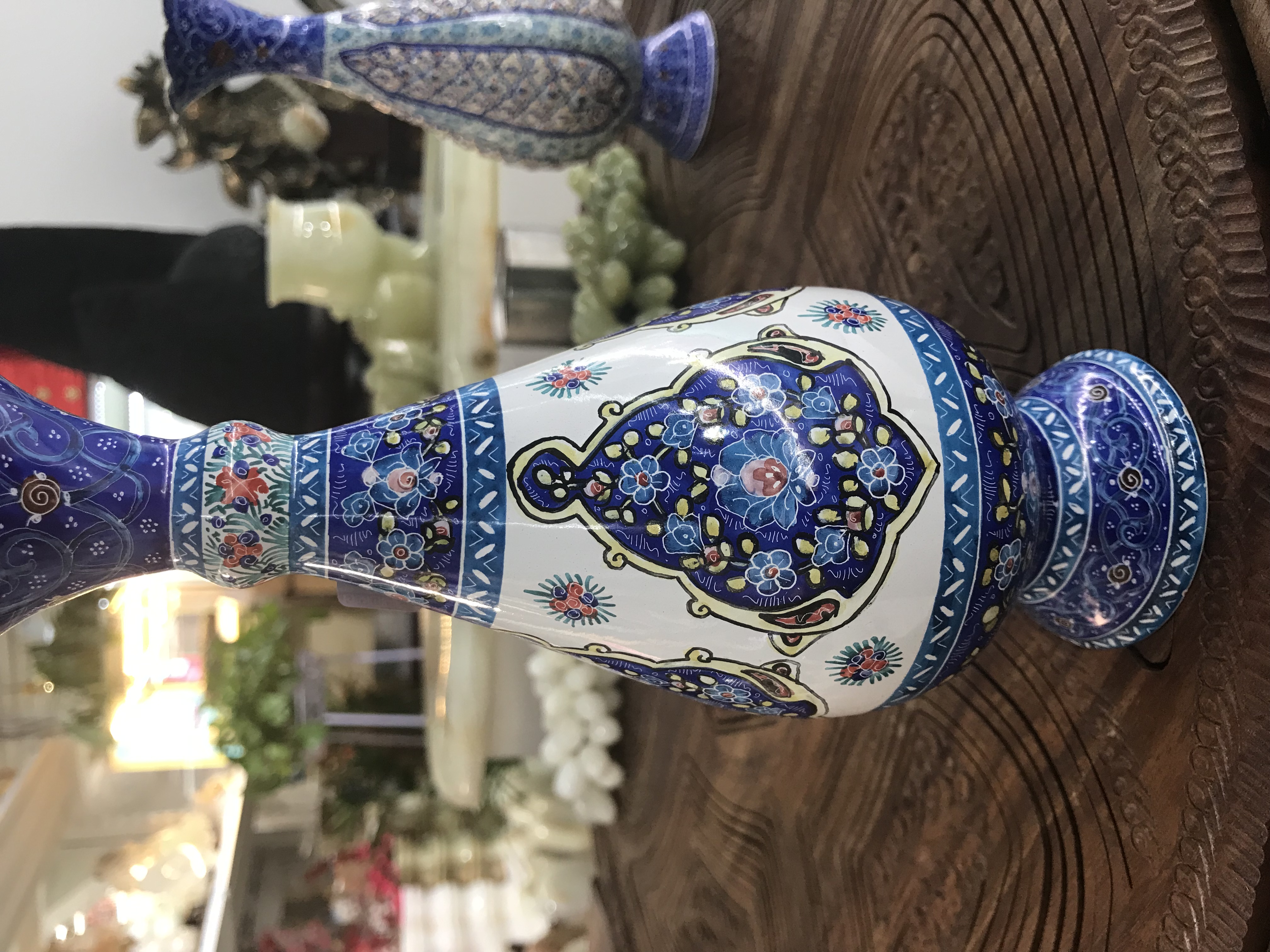 阿富汗手绘工艺花瓶#铜制品#手工定制#彩绘艺术详情图3