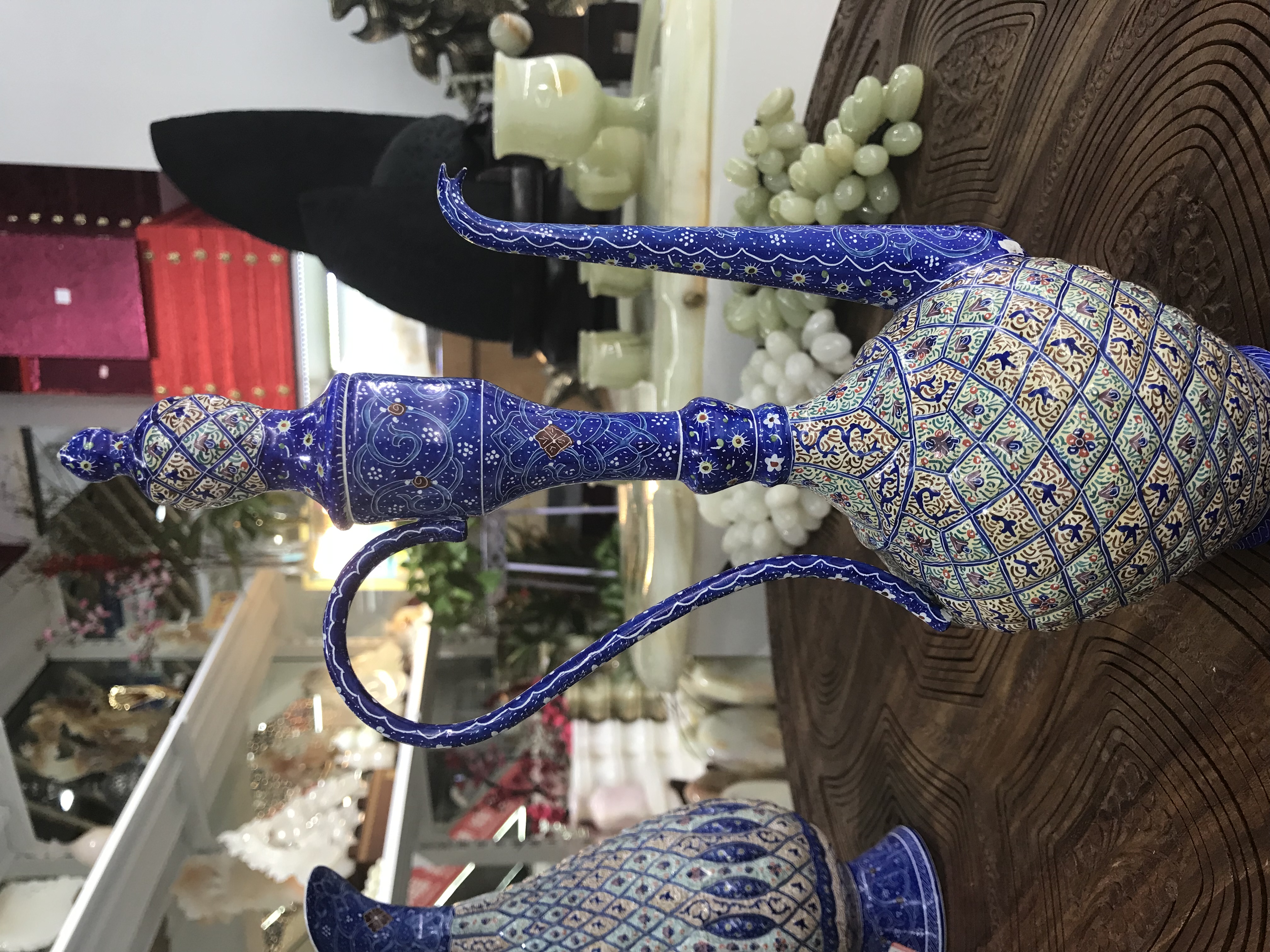 伊朗彩绘艺术品#手工艺作品#彩绘铜制#私人定制细节图