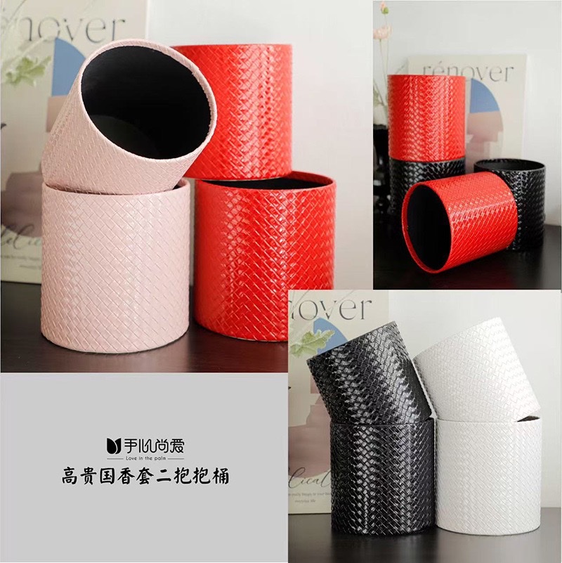 Wholesale of Gaoguiguo incense sets, two-hug buckets, leather buckets, flower packaging boxes, storage boxes, gift packaging boxes Item Picture