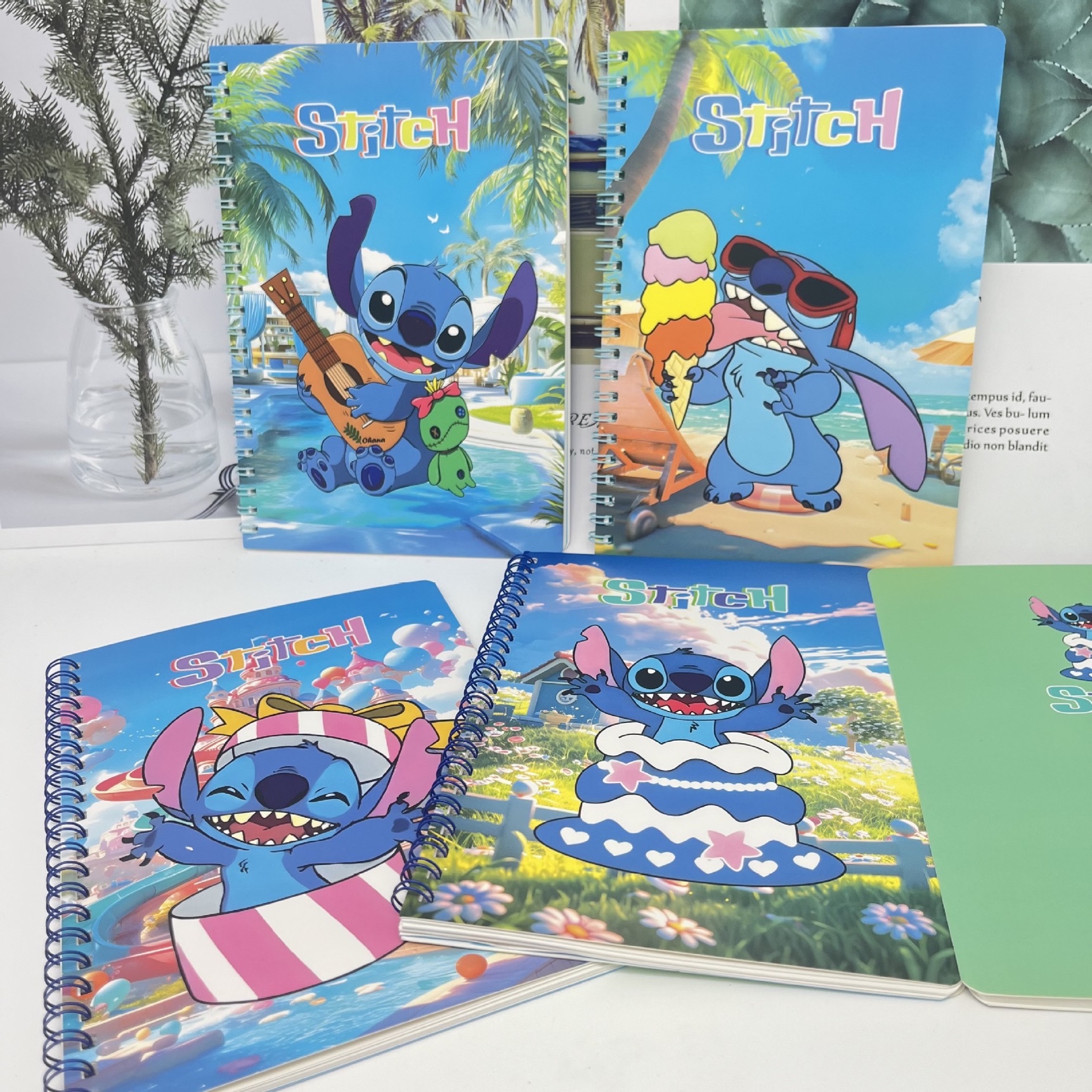 نسخة من نسخة مطبوعة من كتاب كاريكاتونكابيبالا للملف من طراز A5 الأرانب الأزرق Application Scenario