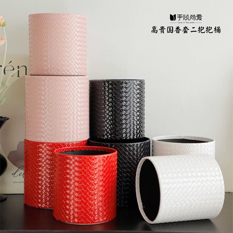 Wholesale of Gaoguiguo incense sets, two-hug buckets, leather buckets, flower packaging boxes, storage boxes, gift packaging boxes