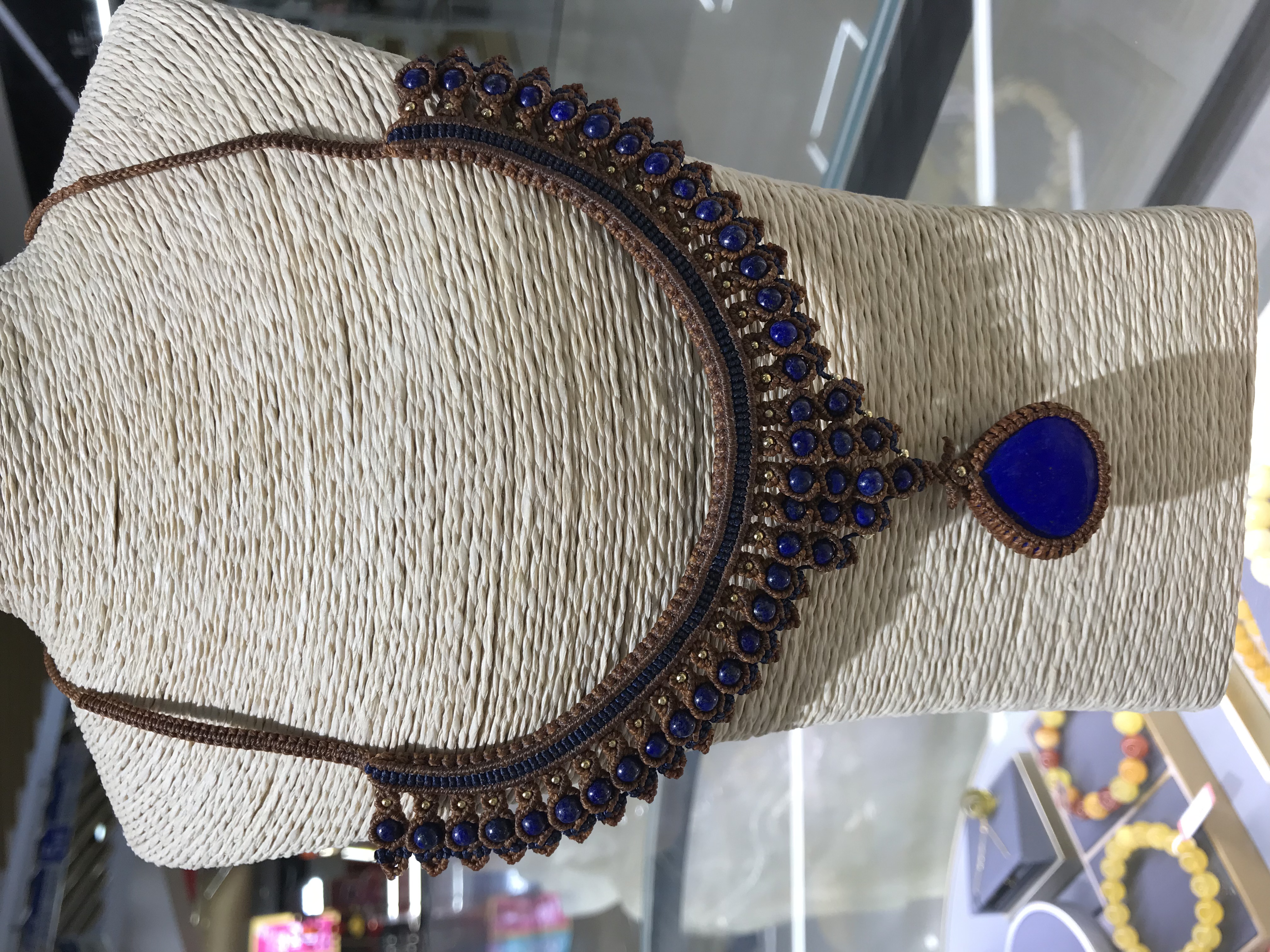 原创设计珠宝定制#青金石搭配项链#度假系列#中东风