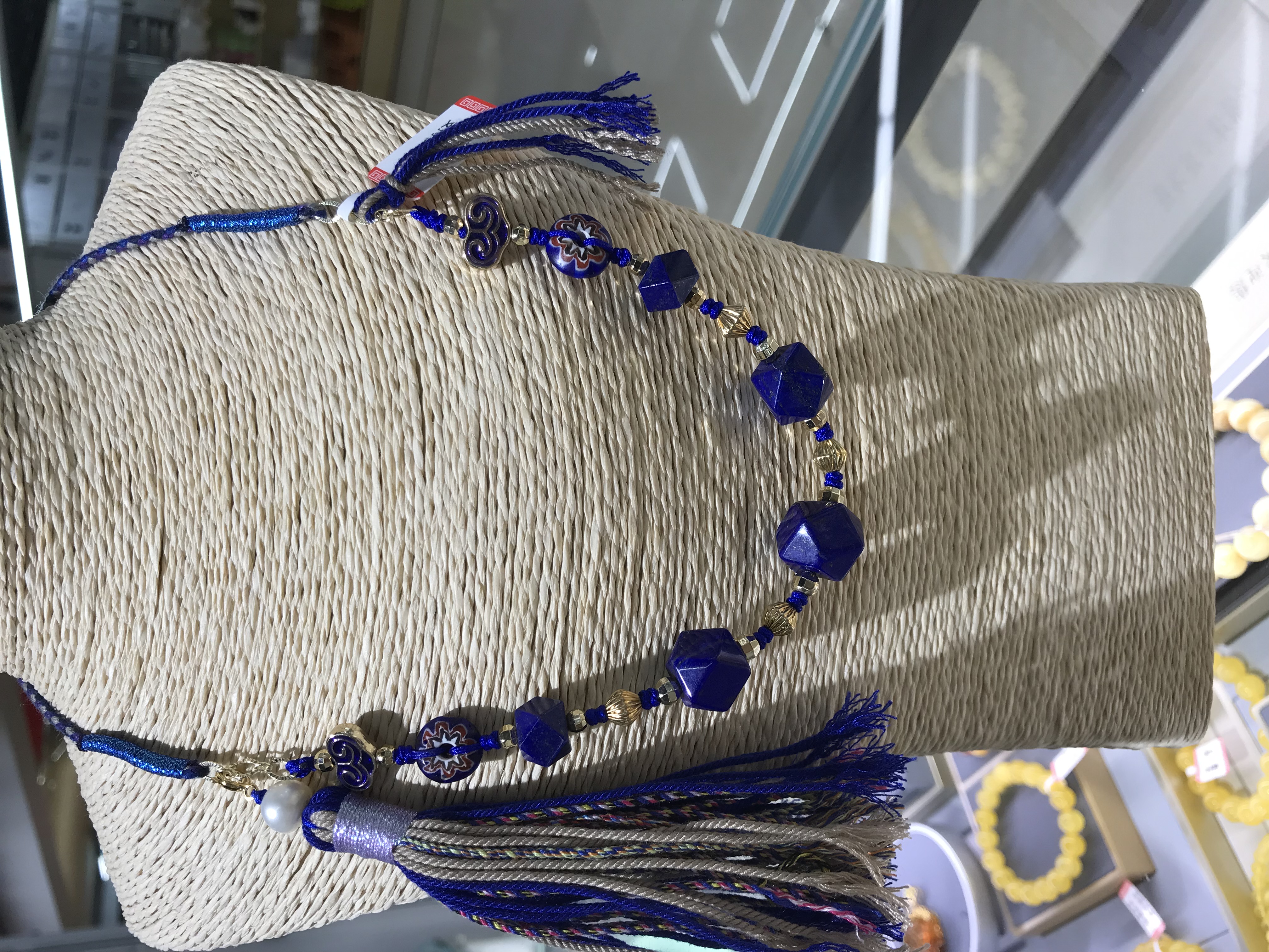 原创设计珠宝定制#青金石搭配项链#度假系列