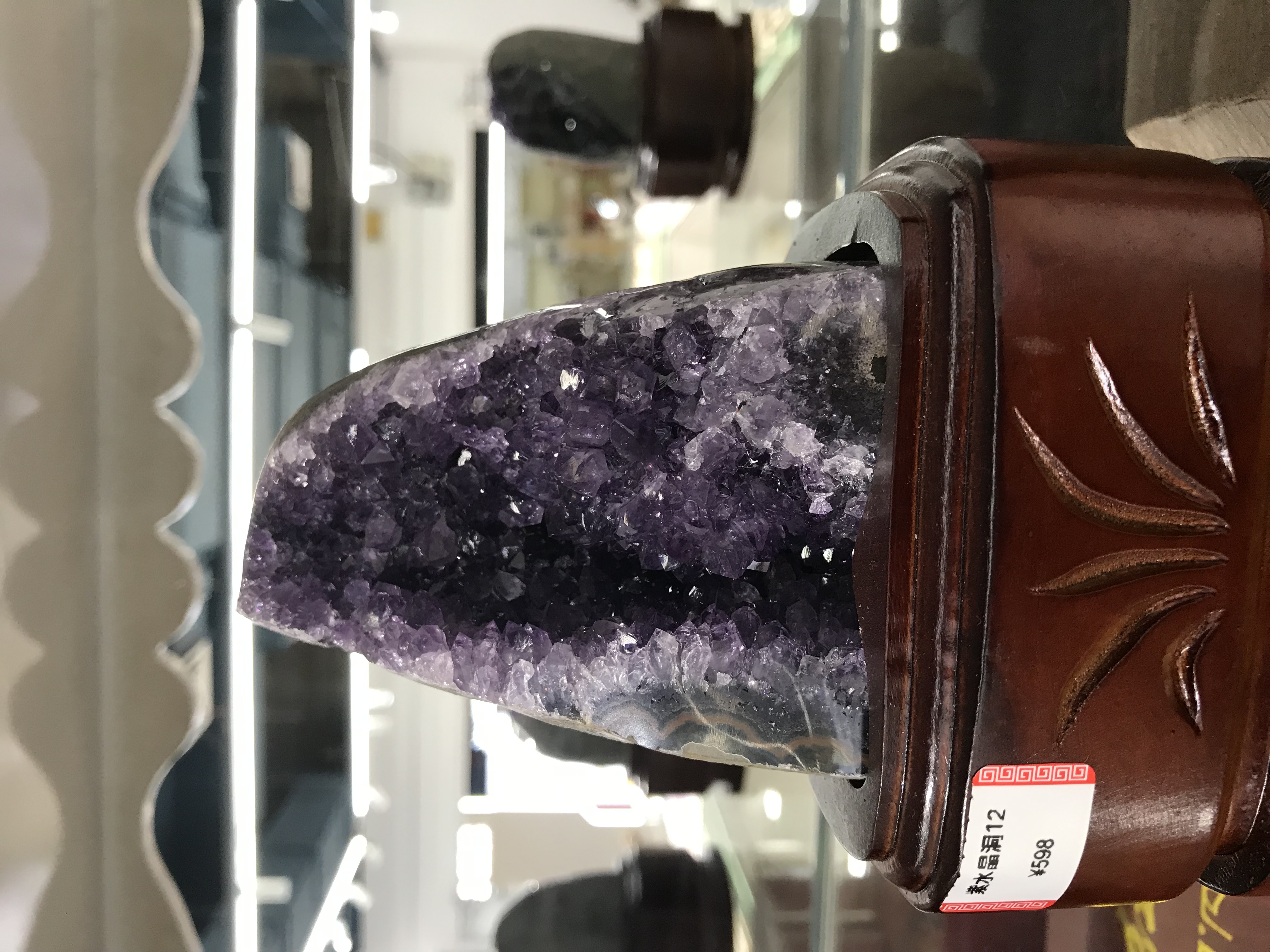 水晶工艺品 精致水晶纯净水晶原石 独特水晶高档装饰品详情图3