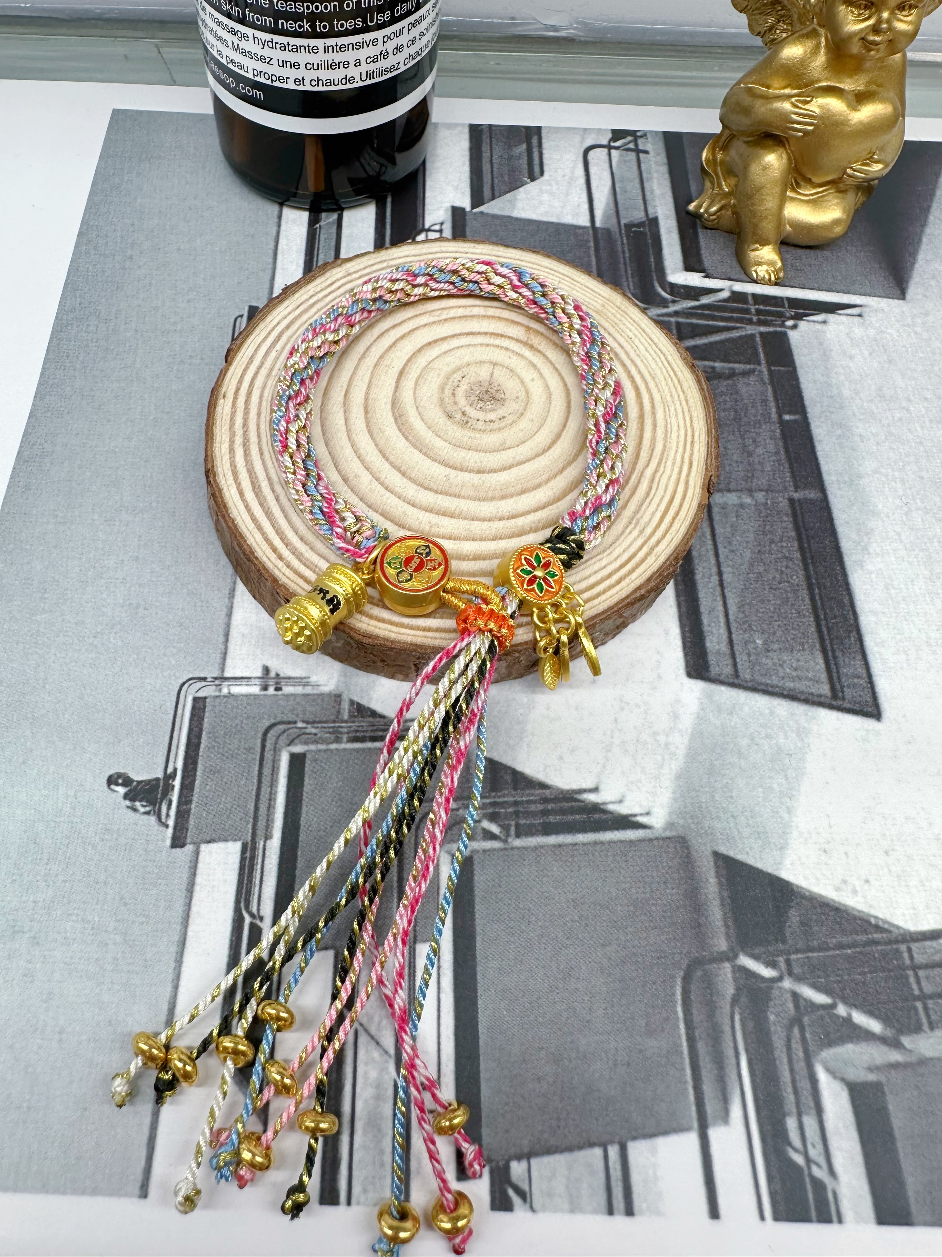Wholesale of Chinese-style Tibetan hand-woven rope six-character mantra hand-woven Thangka reincarnation bracelets pic 14