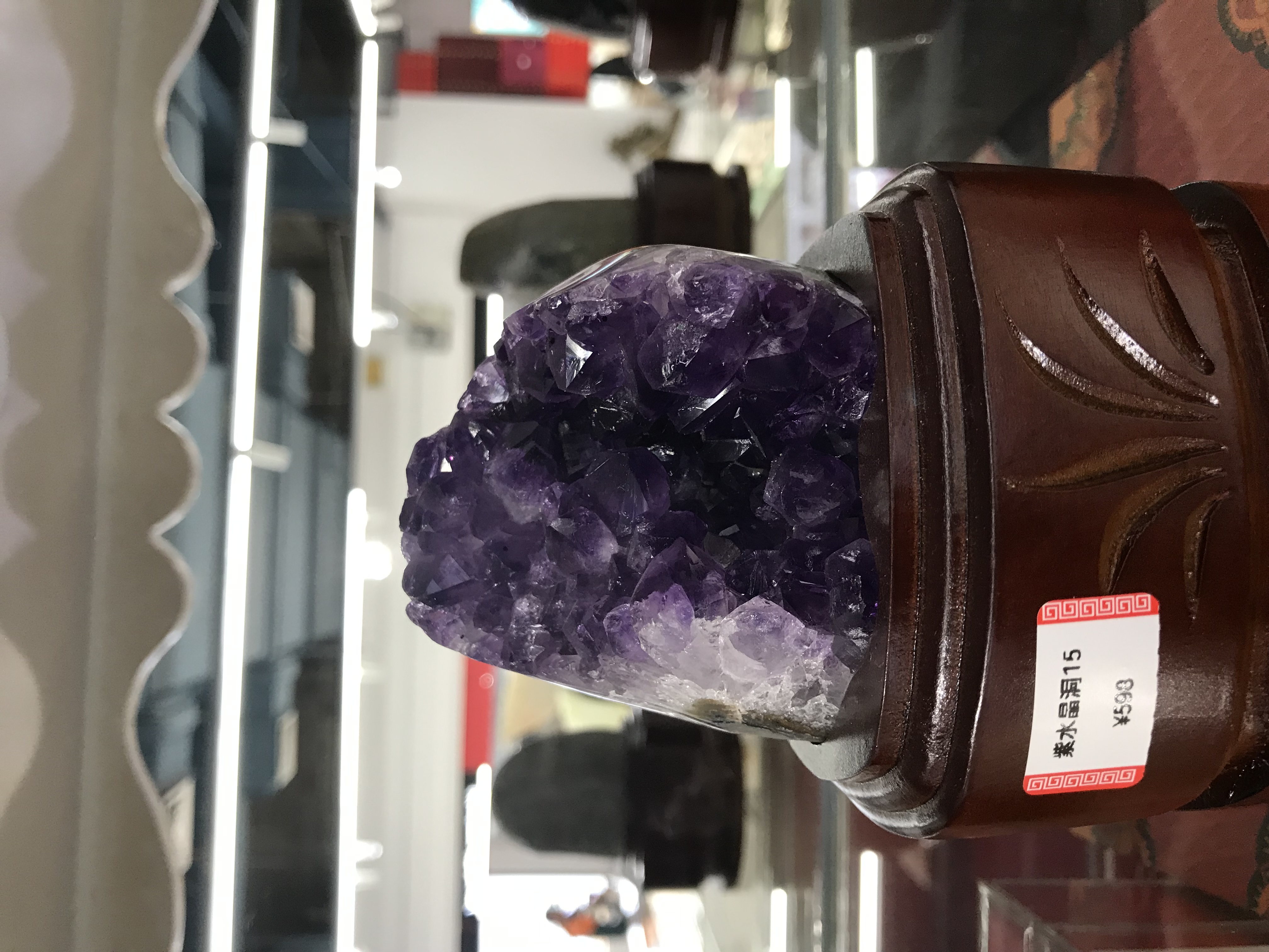 水晶原石工艺品 艺术收藏品 纯净透明水晶装饰品产品图