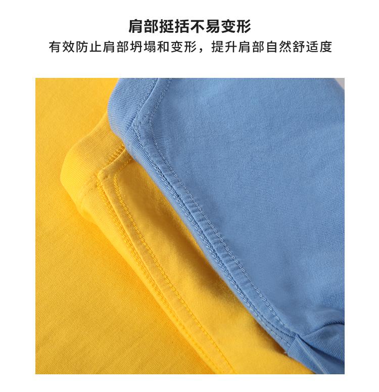 Cross-Border 210G/㎡ 100% Pure Cotton Advertising Shirts, T-Shirts, Short-Sleeved Cultural Shirts, Men's Casual Wear, Easy, Comfortable, Breathable, Sweat-Absorbent, Fashionable And Trendy undefined