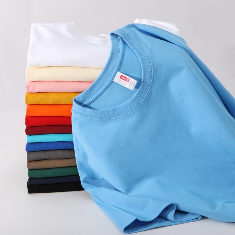 Cross-Border 200G/㎡ 100% Pure Cotton Men's And Women's Advertising Shirts, T-Shirts, Short-Sleeved Cultural Shirts, Men's Casual Wear, Comfortable, Breathable, Fashionable And Trendy New Style Application Scenario