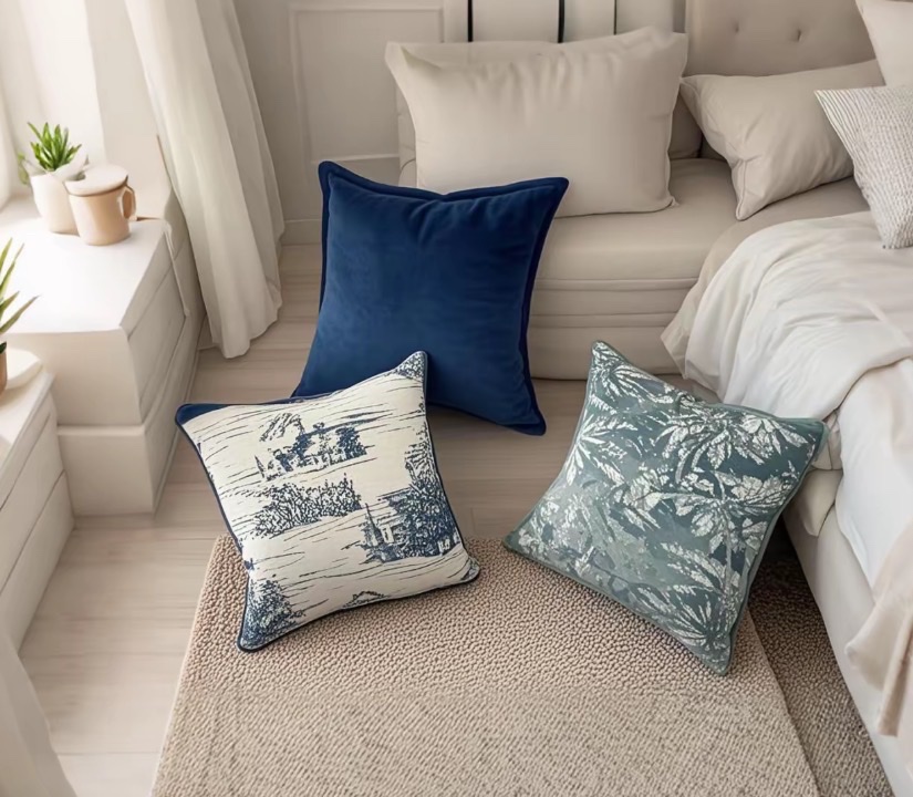 自然休闲个性抱枕套 沙发靠垫枕头套 一体式设计 舒适耐用 抱枕套装细节图