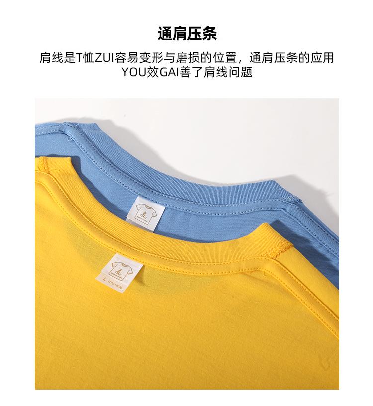Cross-Border 210G/㎡ 100% Pure Cotton Advertising Shirts, T-Shirts, Short-Sleeved Cultural Shirts, Men's Casual Wear, Easy, Comfortable, Breathable, Sweat-Absorbent, Fashionable And Trendy undefined