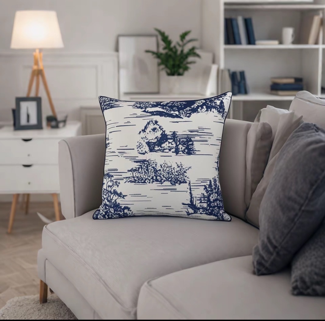 自然休闲个性抱枕套 沙发靠垫枕头套 一体式设计 舒适耐用 抱枕套装产品图