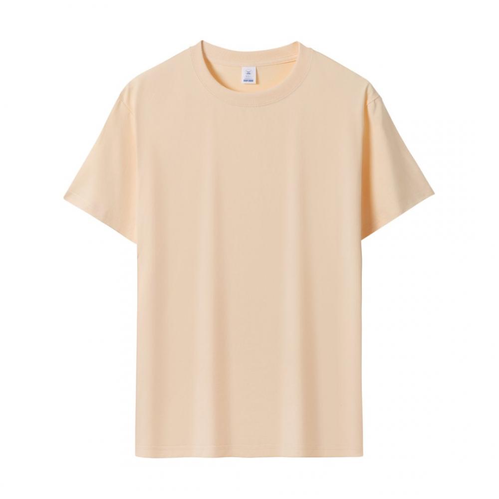 220g/㎡ 40 high-quality men's and women's identical Solona 7A antibacterial short-sleeved T-shirt advertising shirt, men's casual wear cultural shirt, fashionable and trendy style, comfortable and breathable detail image 8