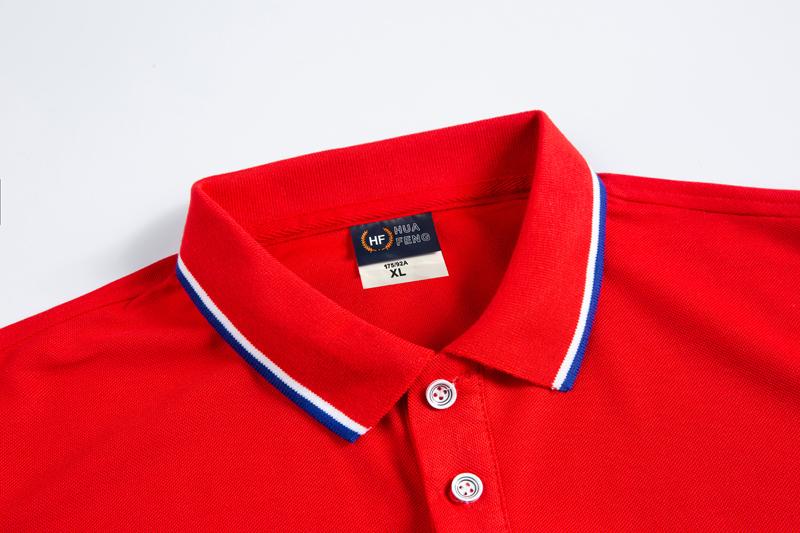 Yinglang 100% Combed And Sported High-Cotton Imitation Polo Short-Sleeved Advertising Shirt, Men's Casual Wear, Cultural Shirt, Advertising Shirt, Polo With A Lapel, Comfortable, Breathable, Fashionable And Trendy details Picture