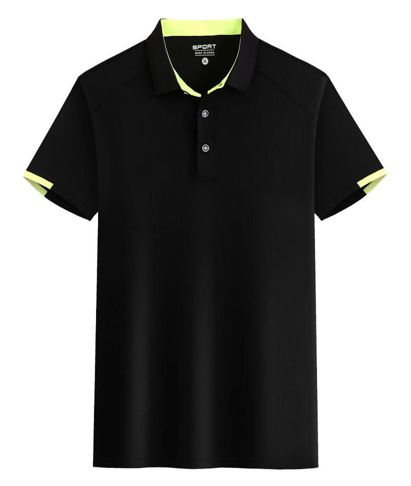 Waffger Quick-Drying Sportswear, Short-Sleeved Lapel Polo Advertising Shirt, Men's Casual Wear, Cultural Shirt, Advertising Shirt, T-Shirt, Comfortable And Breathable New Style undefined