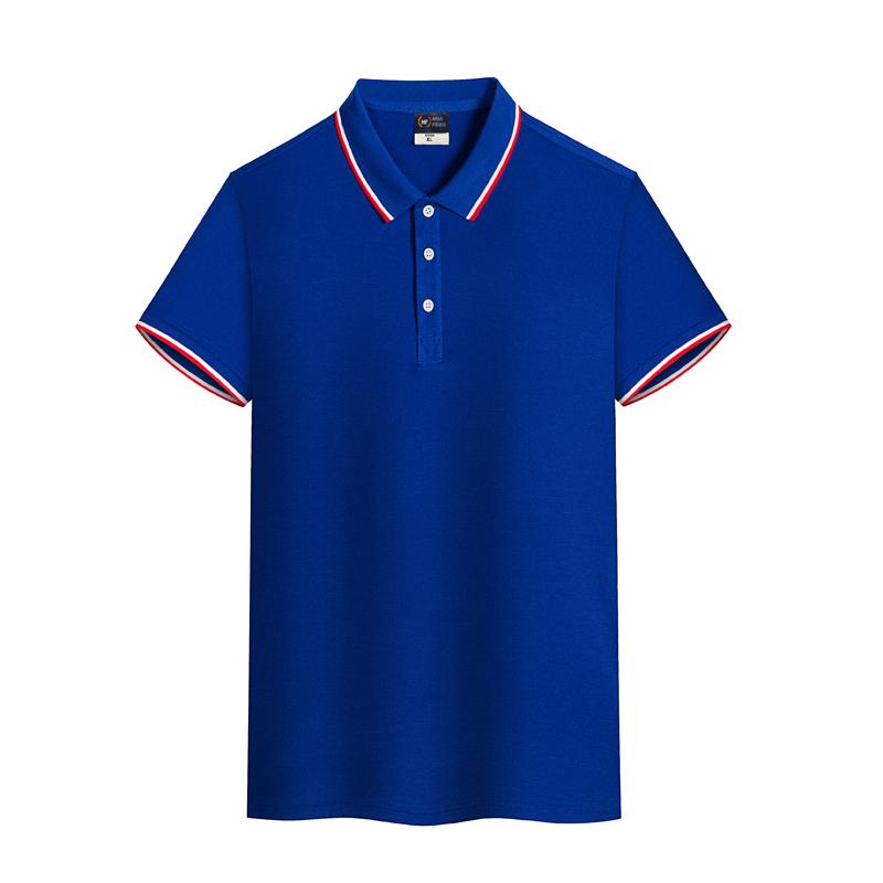 Yinglang 100% Combed And Sported High-Cotton Imitation Polo Short-Sleeved Advertising Shirt, Men's Casual Wear, Cultural Shirt, Advertising Shirt, Polo With A Lapel, Comfortable, Breathable, Fashionable And Trendy undefined