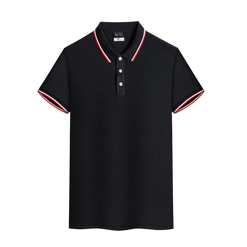 Yinglang 100% Combed And Sported High-Cotton Imitation Polo Short-Sleeved Advertising Shirt, Men's Casual Wear, Cultural Shirt, Advertising Shirt, Polo With A Lapel, Comfortable, Breathable, Fashionable And Trendy undefined