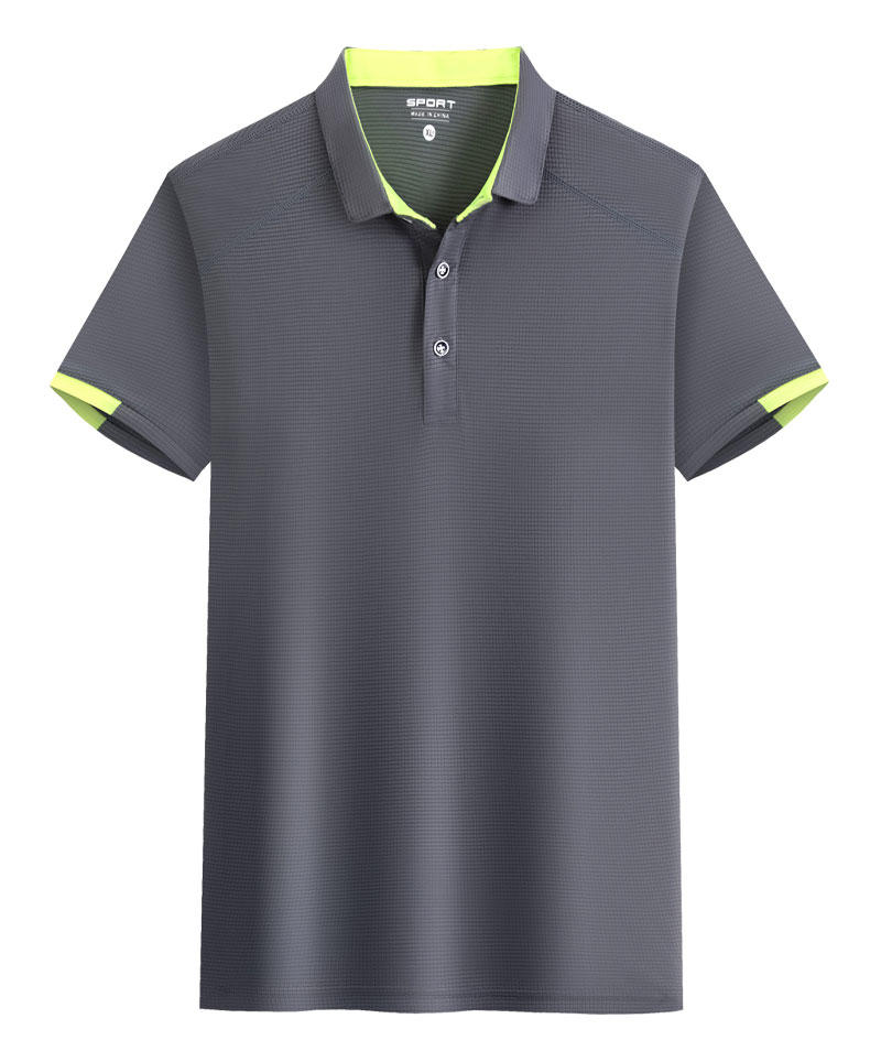 Waffger Quick-Drying Sportswear, Short-Sleeved Lapel Polo Advertising Shirt, Men's Casual Wear, Cultural Shirt, Advertising Shirt, T-Shirt, Comfortable And Breathable New Style undefined