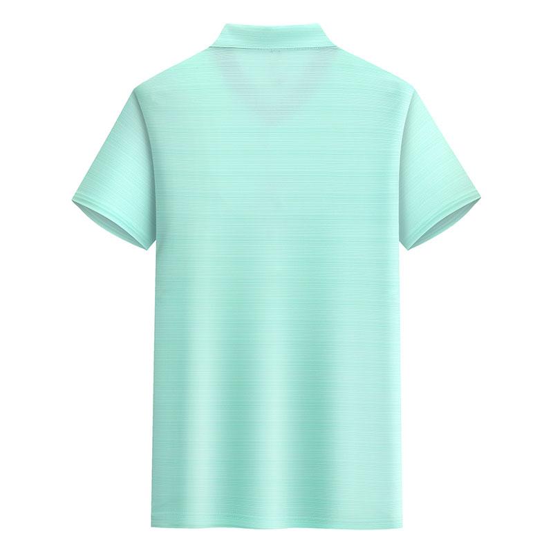 水晶弹力丝速干运动服男女同款短袖翻领polo 广告衫男式休闲衣服 文化衫广告衫T恤 舒适透气时尚潮流详情图7