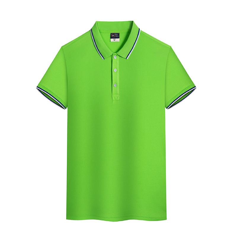 Yinglang 100% Combed And Sported High-Cotton Imitation Polo Short-Sleeved Advertising Shirt, Men's Casual Wear, Cultural Shirt, Advertising Shirt, Polo With A Lapel, Comfortable, Breathable, Fashionable And Trendy undefined
