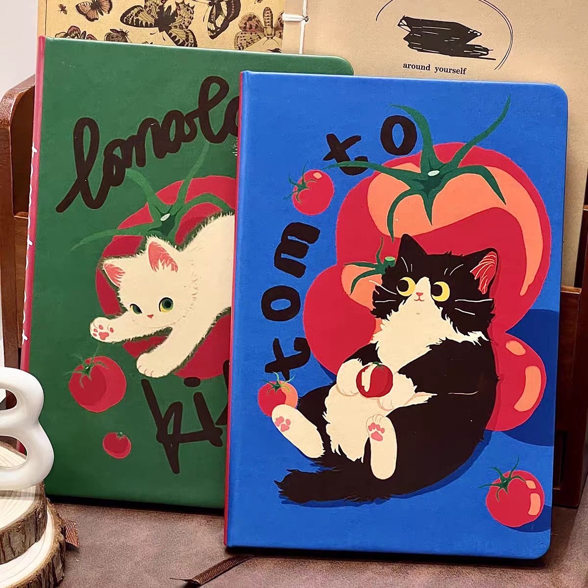 汇金文具新品笔记本B5可爱番茄小猫记事本生办公用品定做笔记本记事本