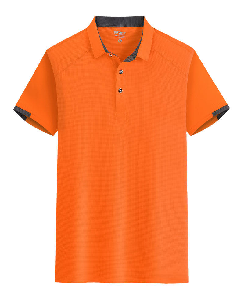 Waffger Quick-Drying Sportswear, Short-Sleeved Lapel Polo Advertising Shirt, Men's Casual Wear, Cultural Shirt, Advertising Shirt, T-Shirt, Comfortable And Breathable New Style undefined