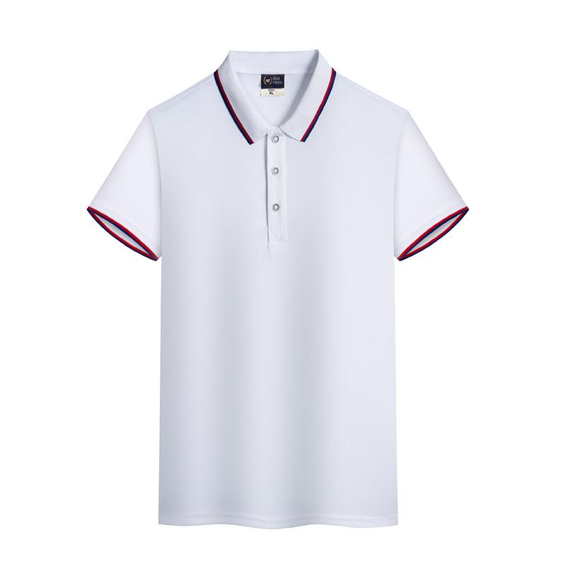 Yinglang 100% Combed And Sported High-Cotton Imitation Polo Short-Sleeved Advertising Shirt, Men's Casual Wear, Cultural Shirt, Advertising Shirt, Polo With A Lapel, Comfortable, Breathable, Fashionable And Trendy undefined