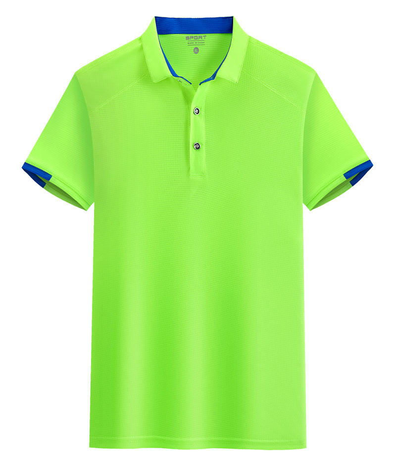 Waffger Quick-Drying Sportswear, Short-Sleeved Lapel Polo Advertising Shirt, Men's Casual Wear, Cultural Shirt, Advertising Shirt, T-Shirt, Comfortable And Breathable New Style undefined