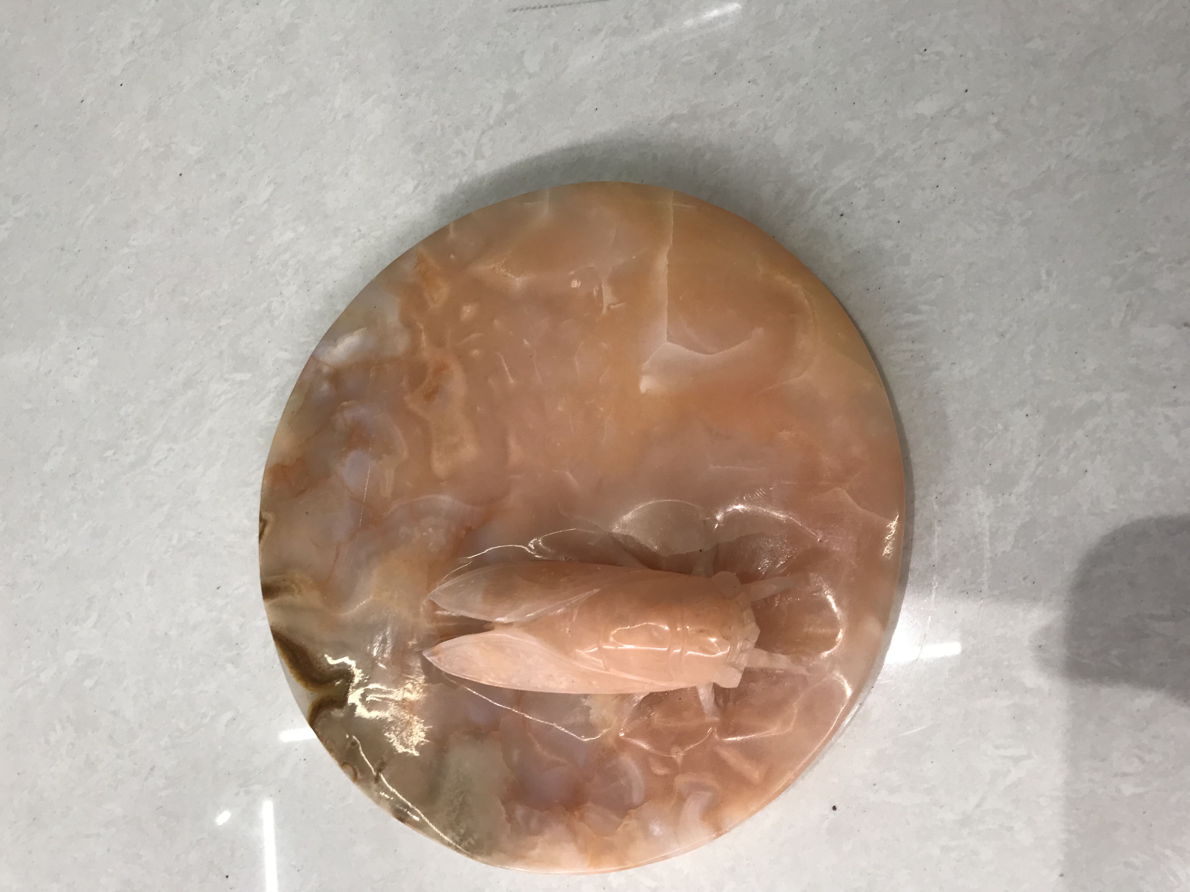 巴基斯坦玉石雕刻摆件#一鸣惊人#巴玉