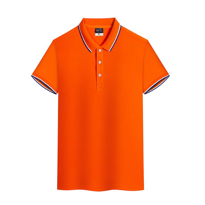 Yinglang 100% Combed And Sported High-Cotton Imitation Polo Short-Sleeved Advertising Shirt, Men's Casual Wear, Cultural Shirt, Advertising Shirt, Polo With A Lapel, Comfortable, Breathable, Fashionable And Trendy undefined