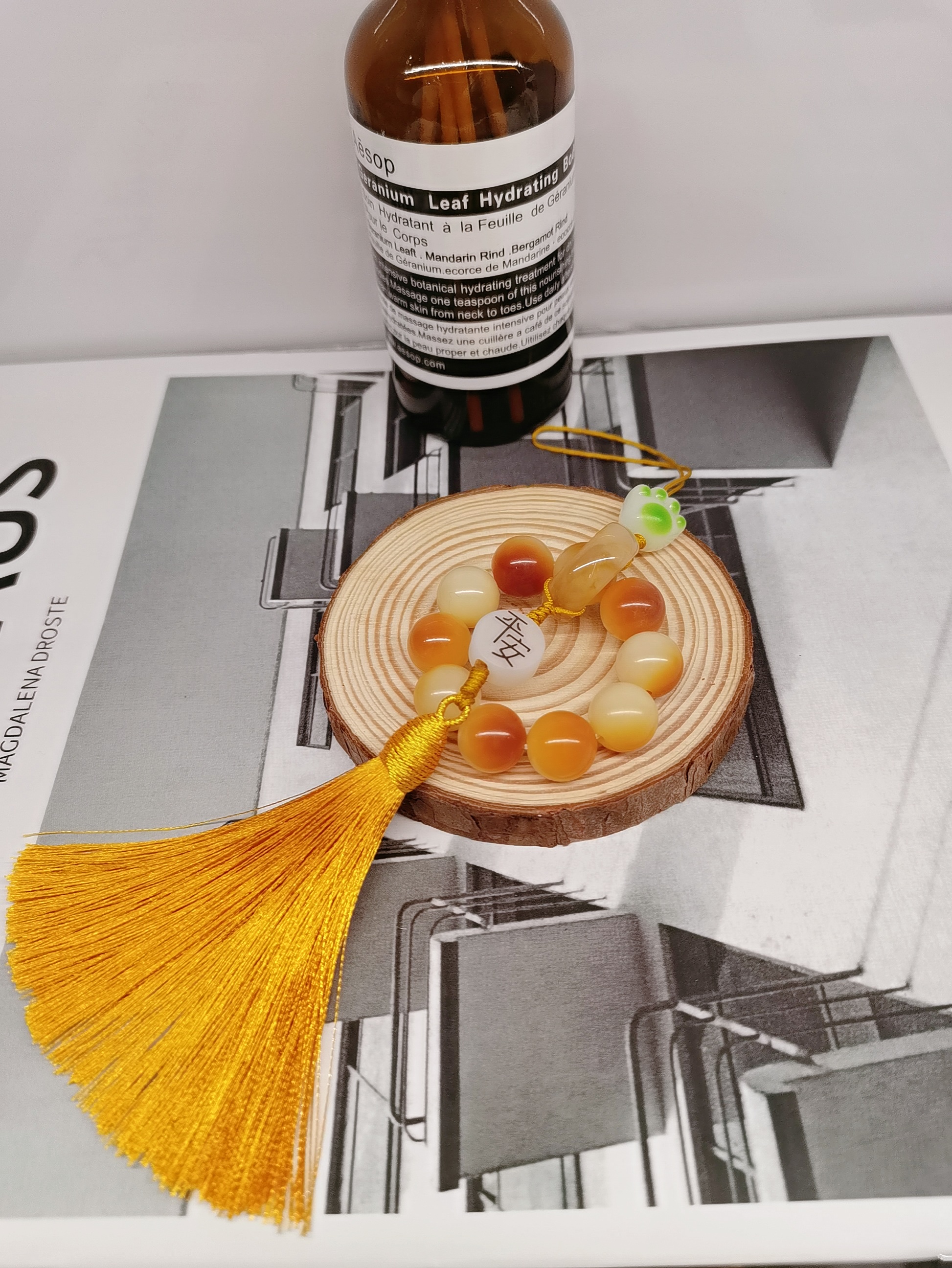 国潮新中式菩提 小汽车挂件国风配饰 男女包挂手机挂批发详情3