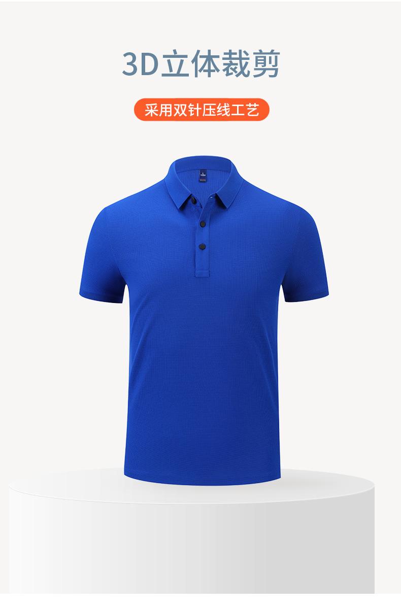 Waffle Collar polo175g/㎡ 32-piece imitation cotton men's and women's same style advertising shirt, collar polo cultural shirt, men's short-sleeved polo casual wear, comfortable, breathable, sweat-absorbing, fashionable and trendy style detail image 7