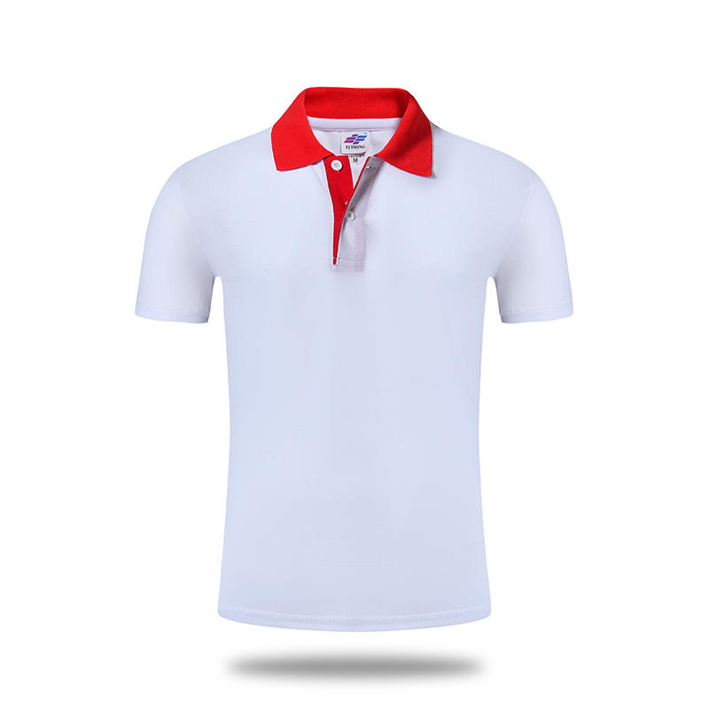 This men's and women's co-styled Xiaofei two-color lapel polo short-sleeved lapel polo cotton-like advertising shirt, cultural shirt, men's casual advertising shirt, T-shirt is lightweight, breathable and comfortable