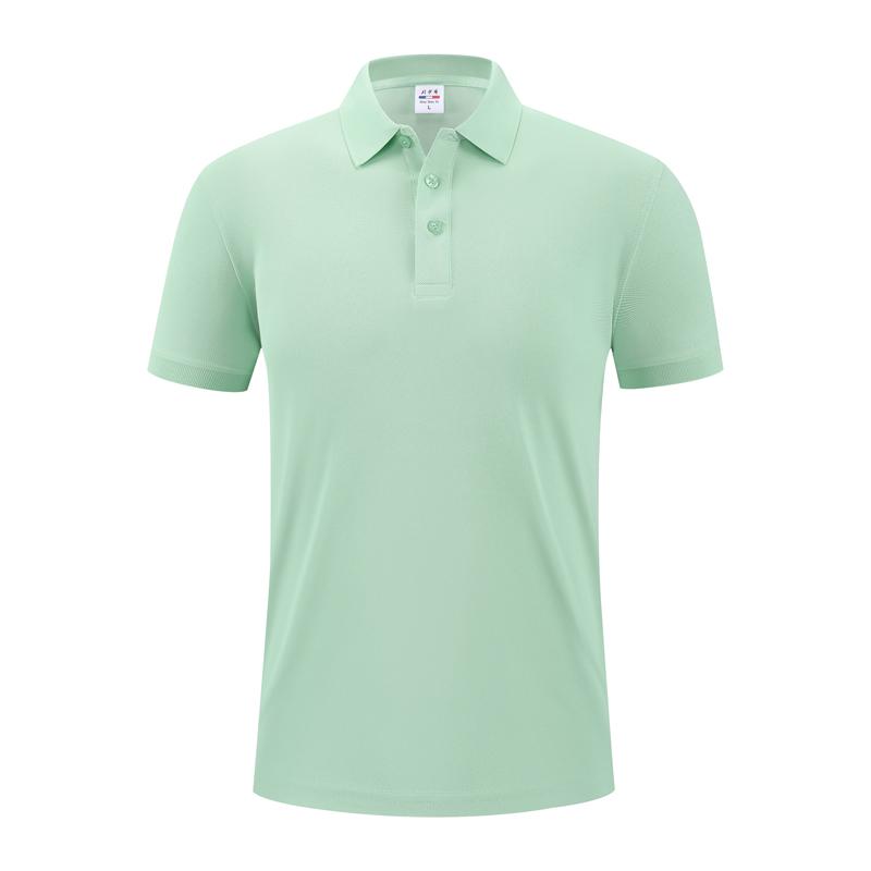 Impression Solid Color Lapel Cotton Imitation Polo For Men And Women, Solid Color Lapel Polo, Short-Sleeved Lapel Polo, Quick-Drying Advertising Shirt, Cultural Shirt, Men's Casual Style undefined