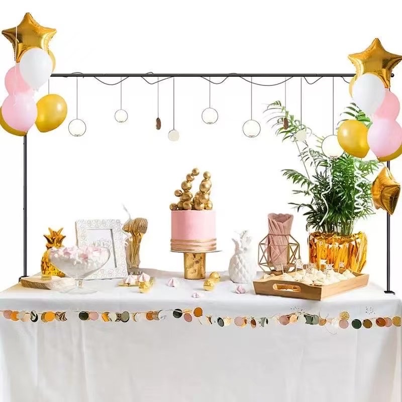 跨境婚庆布置必备 铁艺支架气球支架 精准测量 稳固耐用 桌面支架派对用品气球配件美观实用铁艺支架详情图2