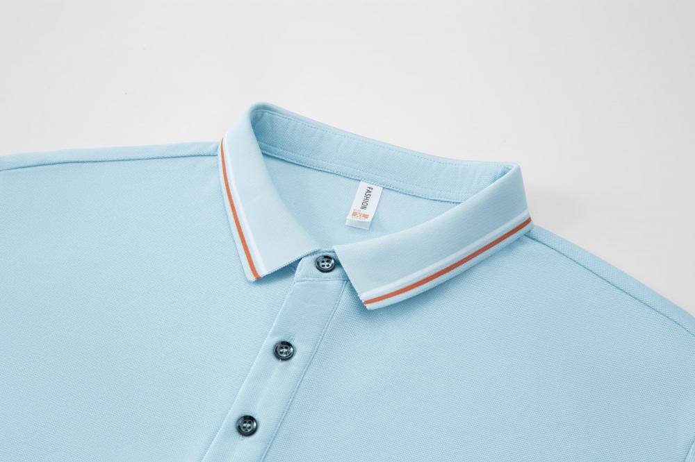 Dynamic pearl fringe lapel (Eurasian size)polo for both men and women, fringe lapel polo short-sleeved lapel polo quick-drying advertising shirt and cultural shirt for men's casual style detail image 3