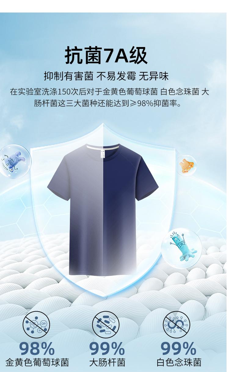 Cross-Border Ice-Patterned Brocade Ammonia Sports Quick-Drying Boneless Seam Shoulder Sleeve Reflective Strip Four-Needle Six-Thread Asia-Europe Size Double Label Men's And Women's Matching Short-Sleeved T-Shirt, Men's Casual T-Shirt, Fashionable, Comfortable And Breathable Application Scenario