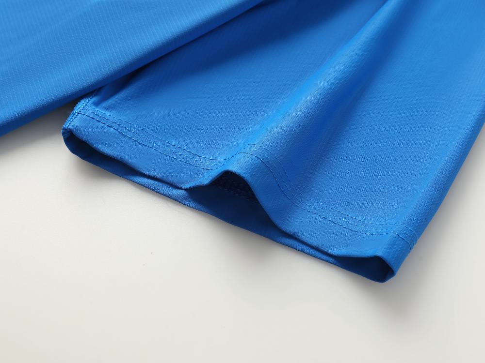 Cross-Border Ice-Patterned Brocade Ammonia Sports Quick-Drying Boneless Seam Shoulder Sleeve Reflective Strip Four-Needle Six-Thread Asia-Europe Size Double Label Men's And Women's Matching Short-Sleeved T-Shirt, Men's Casual T-Shirt, Fashionable, Comfortable And Breathable undefined