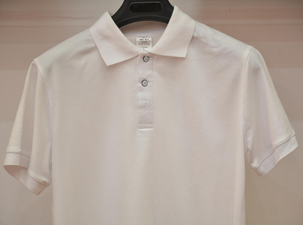 Men's and women's same solid-color lapel polo, short-sleeved lapel polo, cotton imitation advertising shirt, cultural shirt, men's casual advertising shirt, T-shirt, light, breathable and comfortable detail image 11